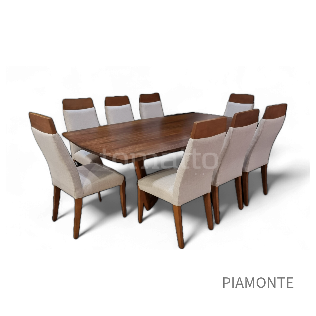 MESA PIAMONTE 8 SILLAS