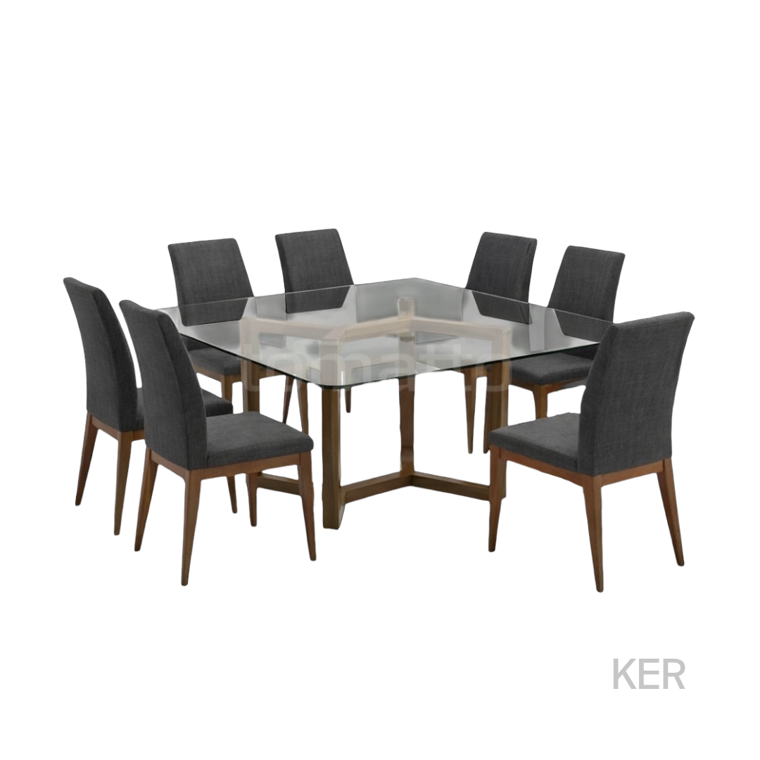 MESA KER 8 SILLAS