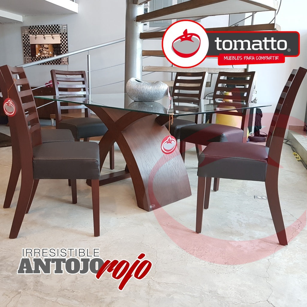 MESA AREZZO 6 SILLAS
