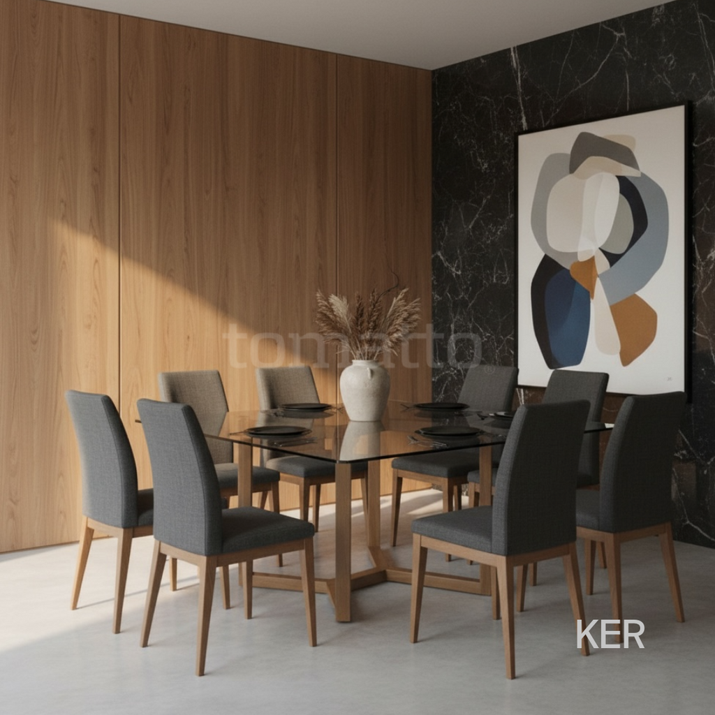 MESA KER 8 SILLAS